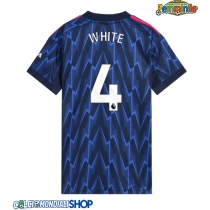 Maglie da calcio Arsenal Ben White #4 Seconda Maglia Femminile 2025-26 Manica Corta